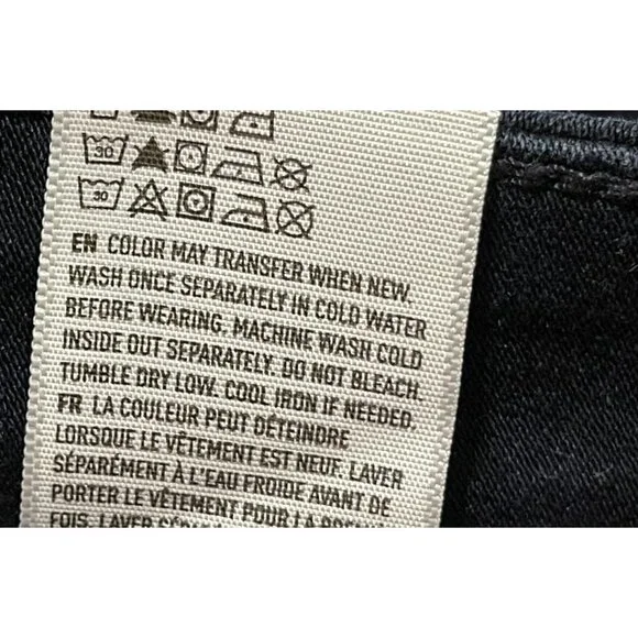 American Eagle Hi-Rise Jegging Dark Wash Raw Hem Size 0 - Picture 7 of 10